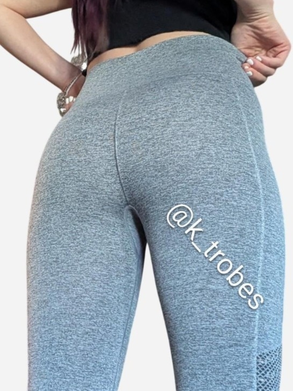 Gray Fabletics Sculpting Active Leggings